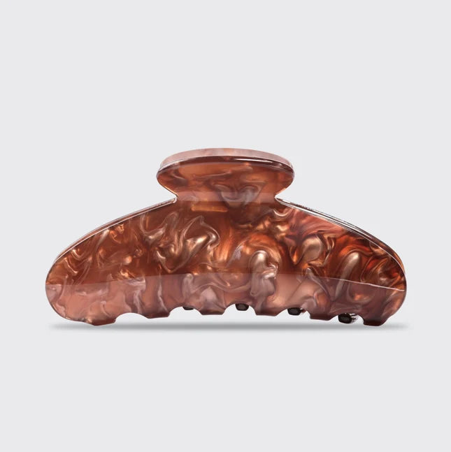 Kitsch Eco-Friendly Marble Claw Clip - Brunette