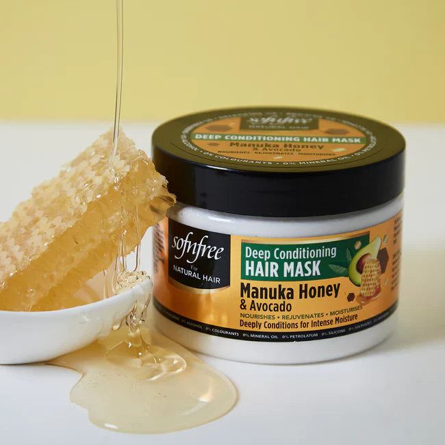Sofn’Free Deep Conditioning Hair Mask with Manuka Honey & Avocado 325ml