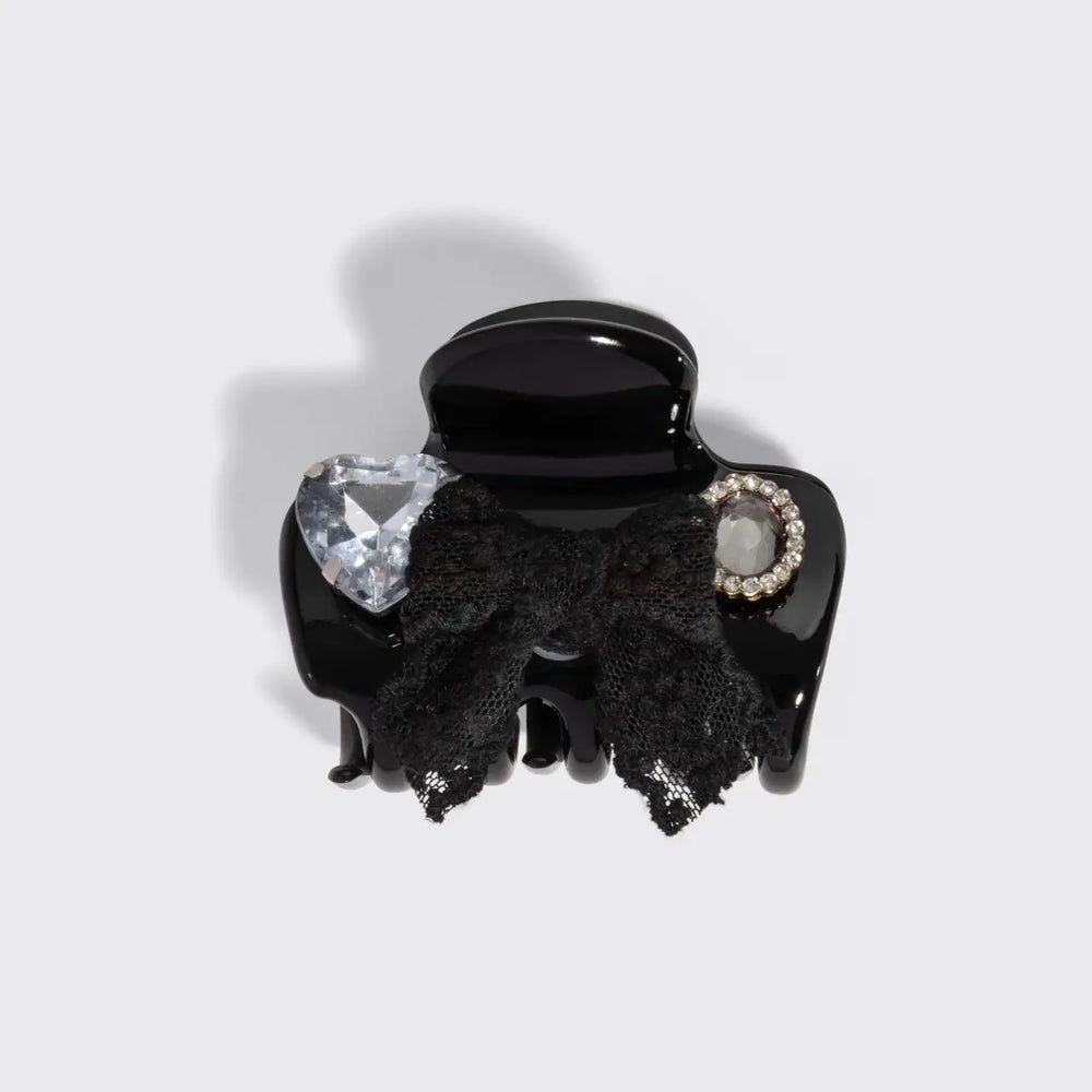 Kitsch pop Cloud Clip 7pc Set Vintage- Black