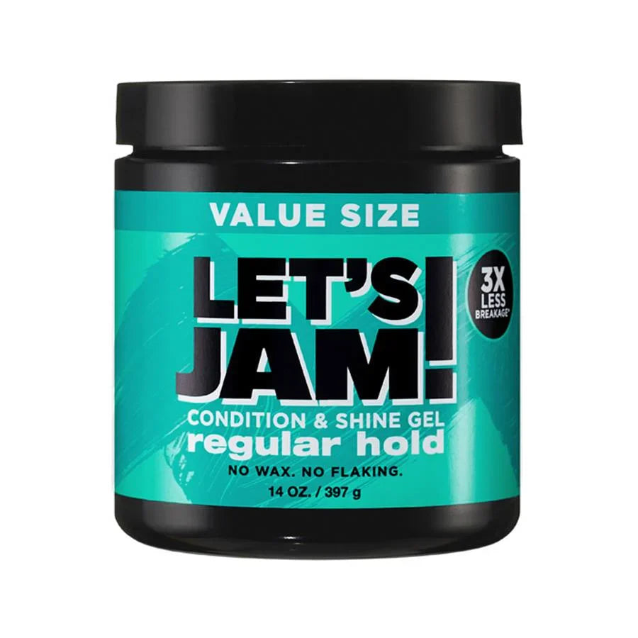 LET'S JAM SHINING AND CONDITIONING GEL REGULAR HOLD 397G