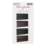Red By Kiss Bob Pins Brown Black  2" 60 pcs