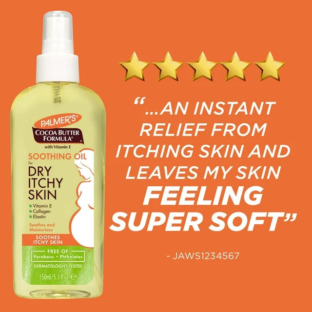 Palmer’s Cocoa Butter Soothing Oil for Dry Itchy Skin 150ml