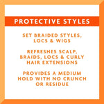 Cantu Protective Styles Set & Refresh Foam 237ml/8oz