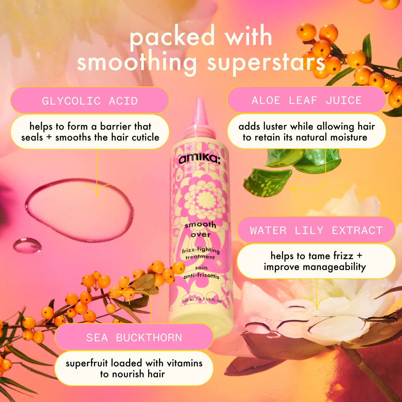 Amika Smooth Over Frizz-Fighting Treatment Mask 200ml/6.7oz