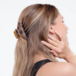 Kitsch Recycled Plastic Medium Claw Clips 2pc - Black & Tort