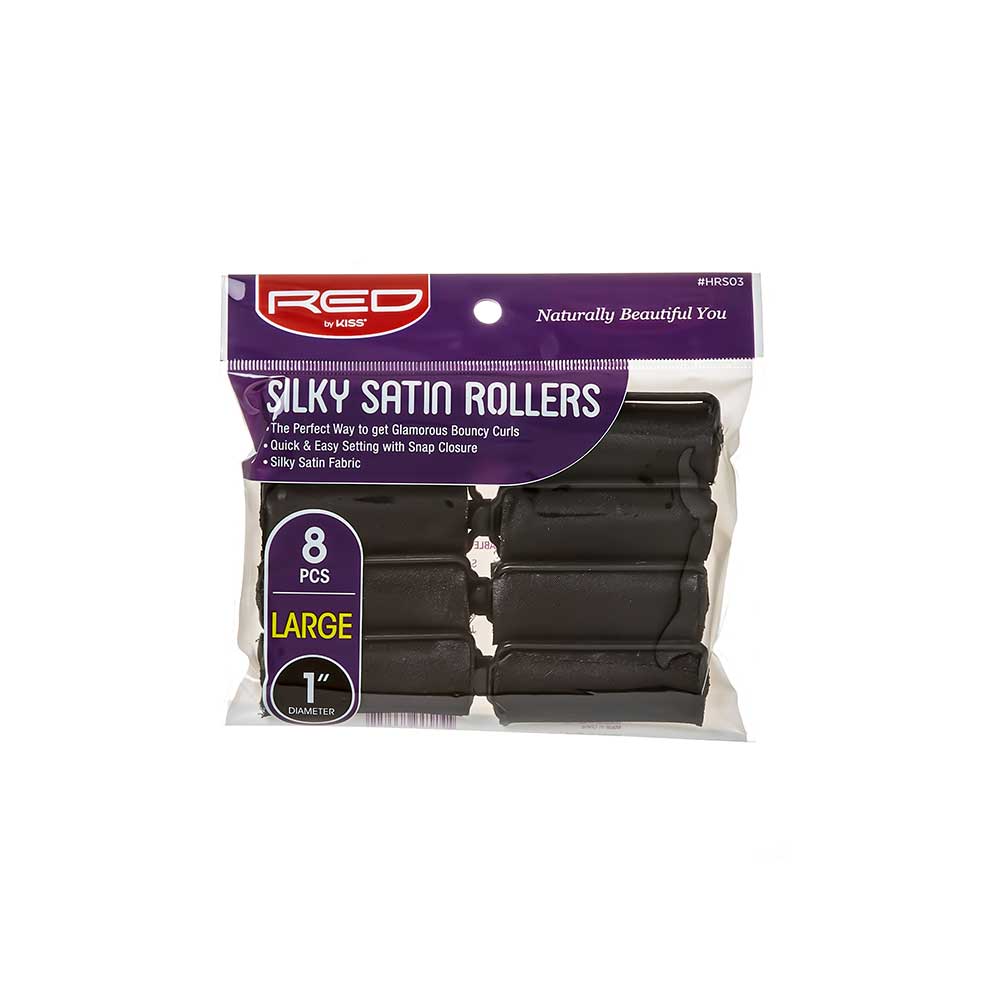Red By Kiss Silky Satin Rollers