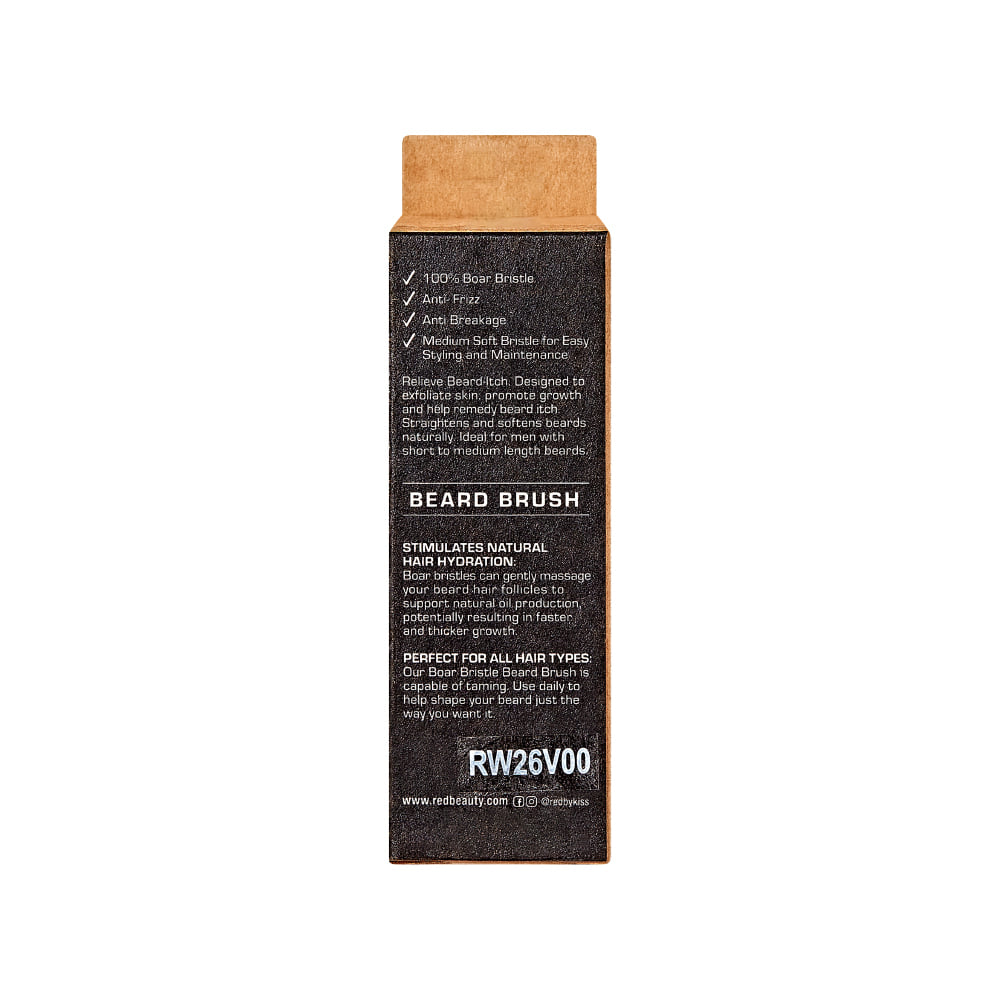 Red By Kiss Premium Beard Medium Soft Pocket Brush