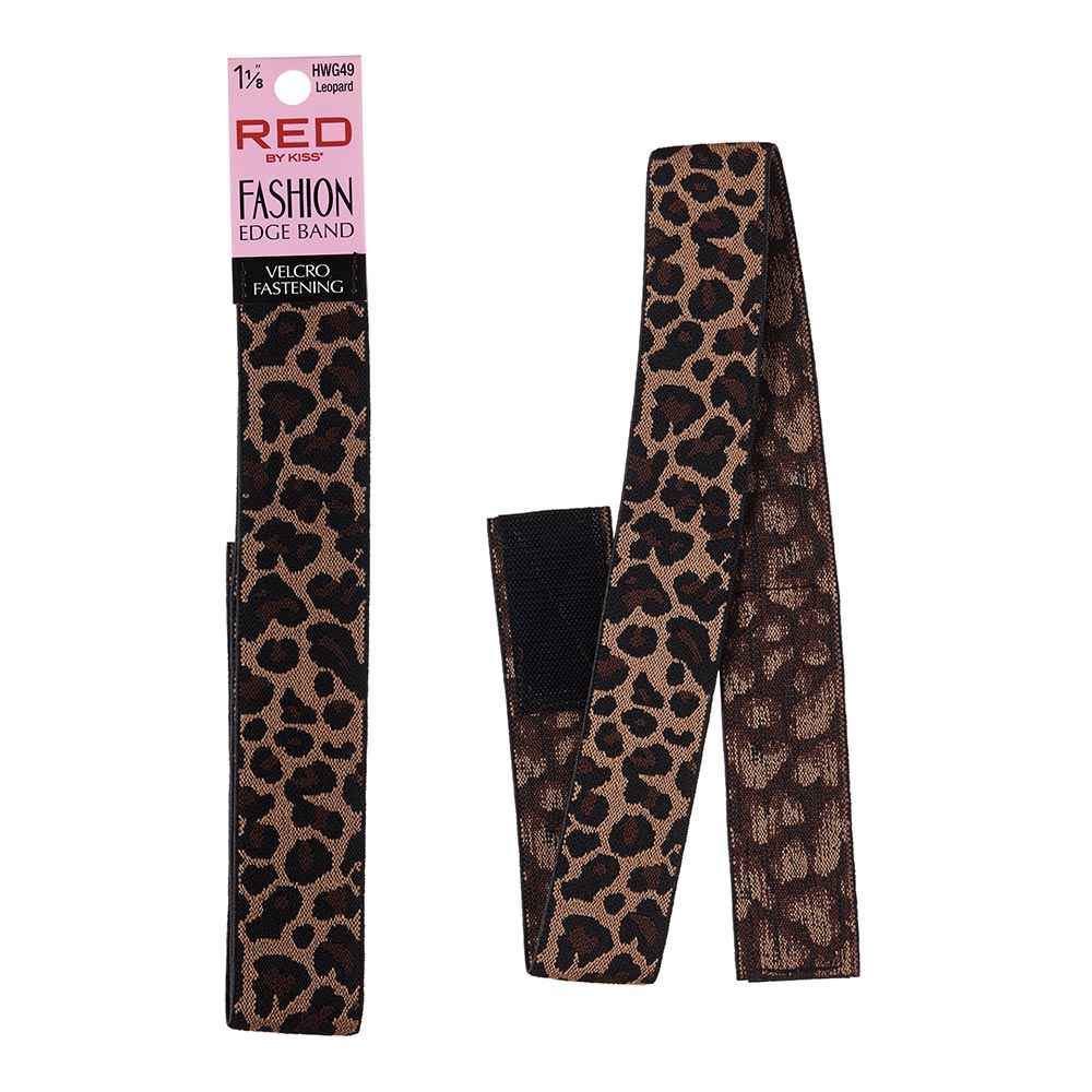 Red By Kiss Fashion Edge Band Leopard
