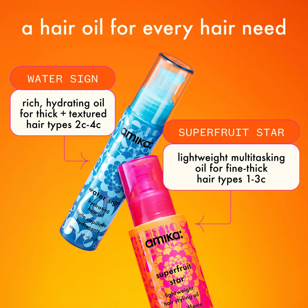 AMIKA superfruit star lightweight hair styling oil 50ml/1.7oz