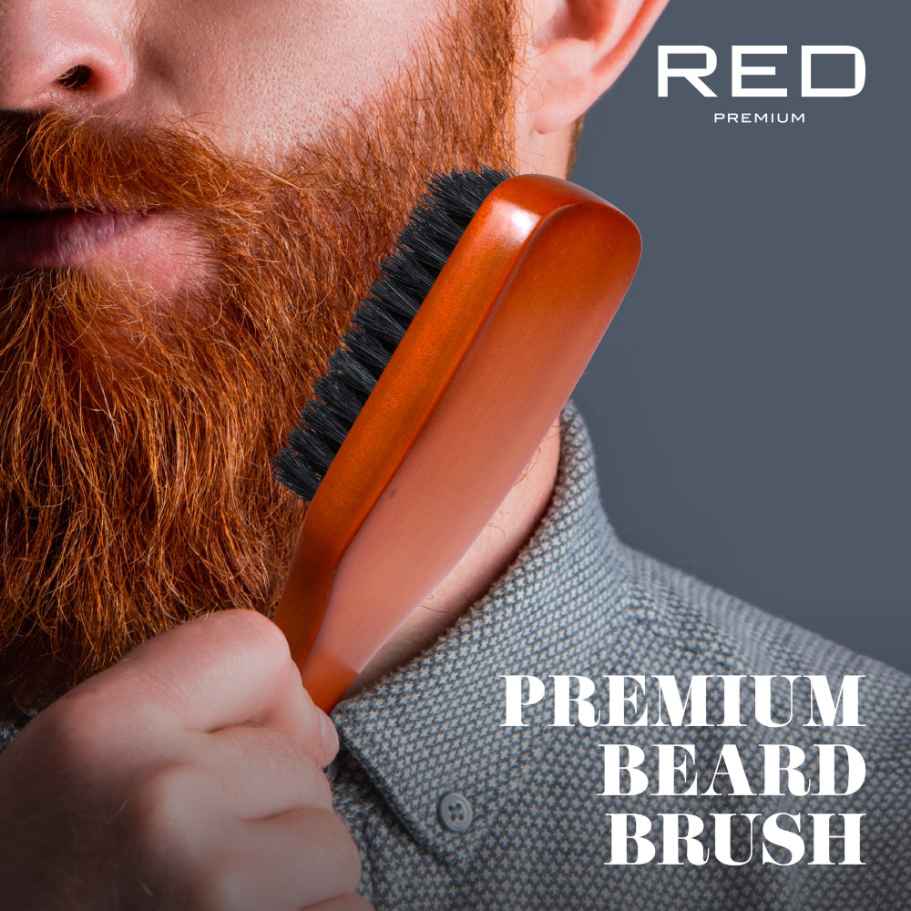Red By Kiss Premium Beard Medium Soft Club Brush