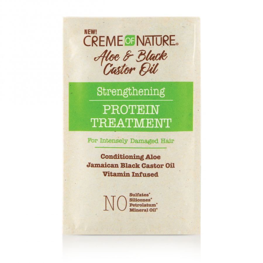 Creme of Nature Aloe & Black Castor Oil Strengthening Protein Treatment 1.5oz