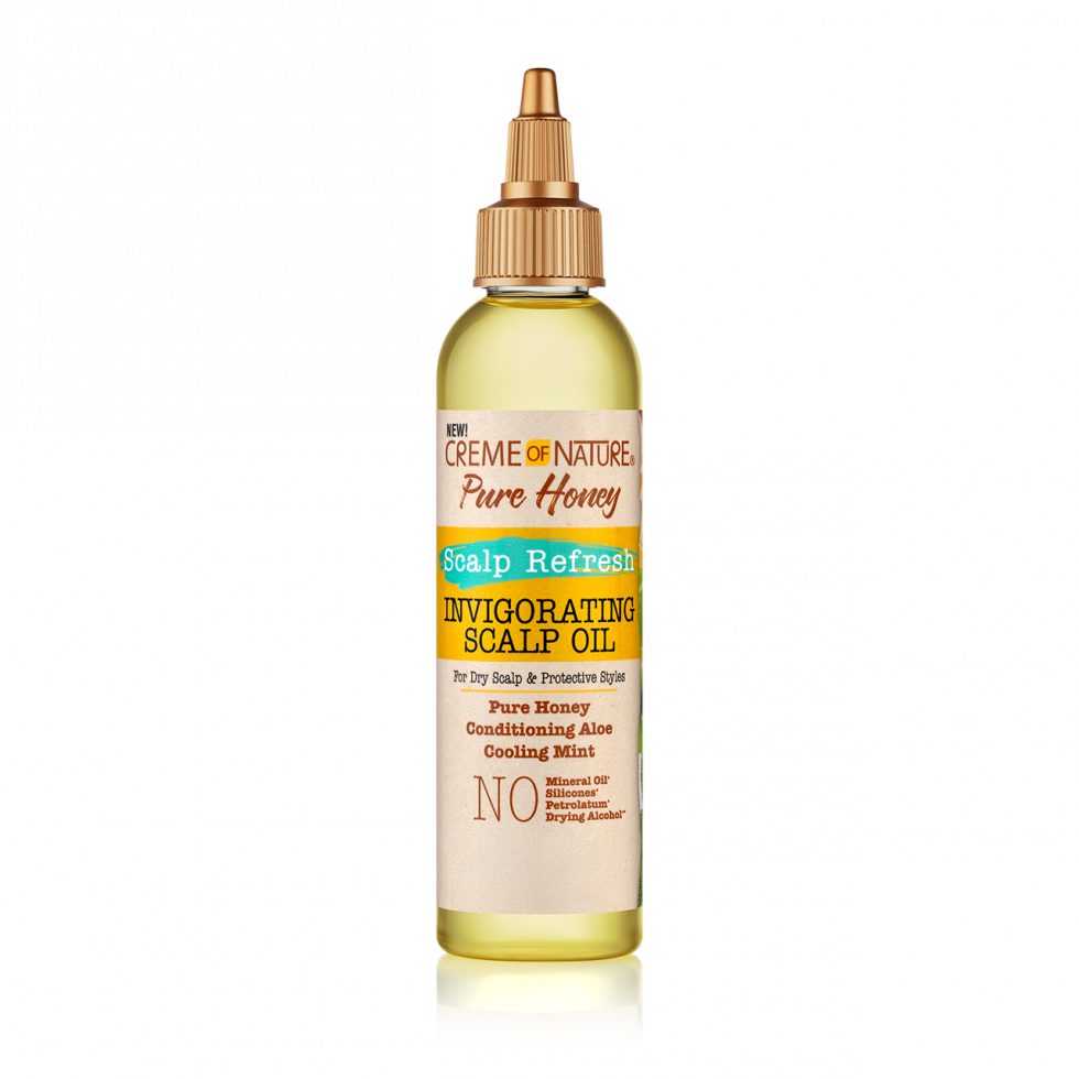 Creme of Nature Pure Honey Scalp Refresh Invigorating Scalp Oil 118ml