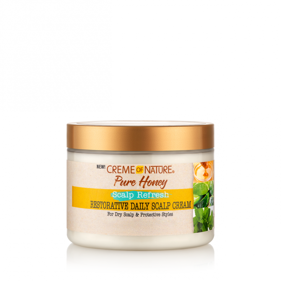 Creme of Nature Pure Honey Scalp Refresh Restorative Daily Scalp Cream 135g