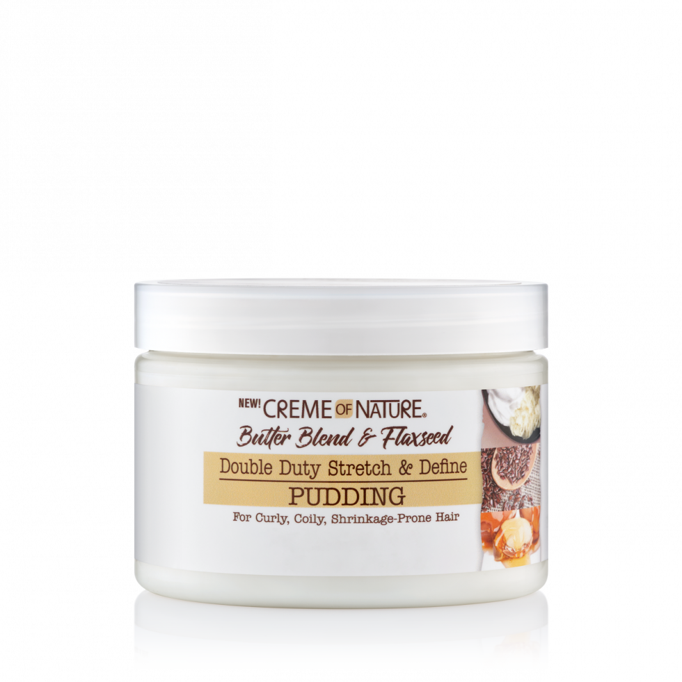 Creme of Nature Butter Blend & Flaxseed Double Duty Stretch & Define Pudding 326g/11.5oz