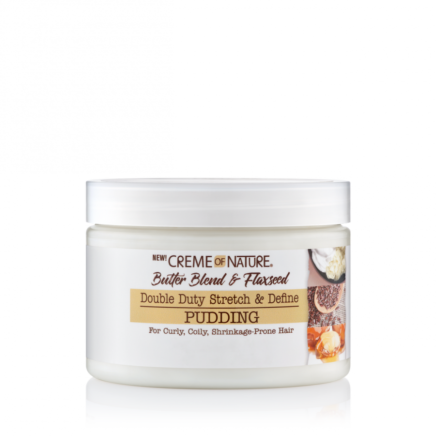 Creme of Nature Butter Blend & Flaxseed Double Duty Stretch & Define Pudding 326g/11.5oz