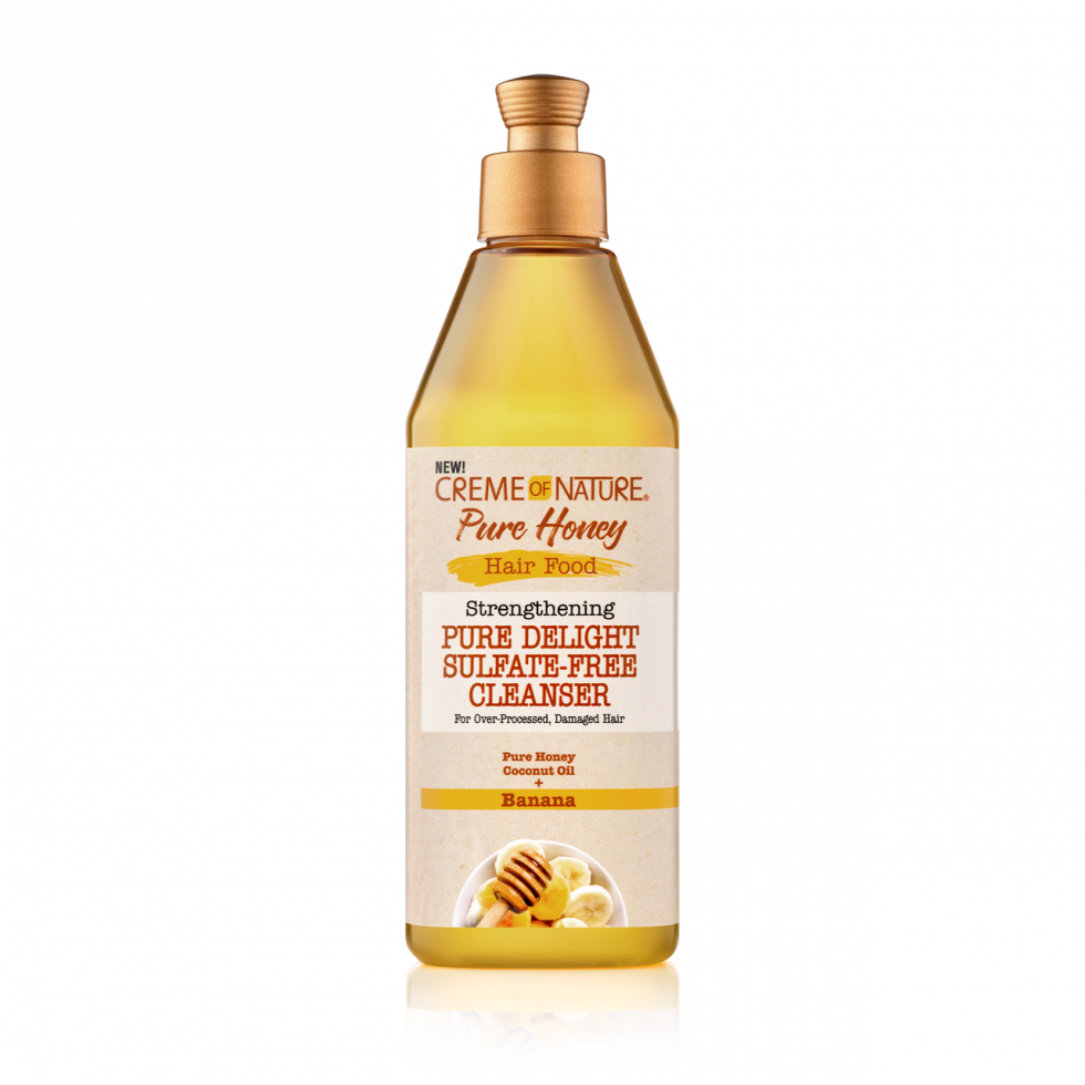 Creme of Nature Pure Honey Hair Food Strengthening Sulfate-Free Cleanser 355ml