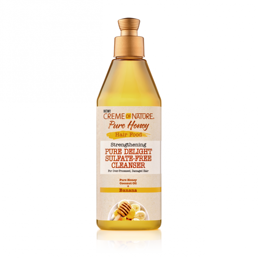 Creme of Nature Pure Honey Hair Food Strengthening Sulfate-Free Cleanser 355ml