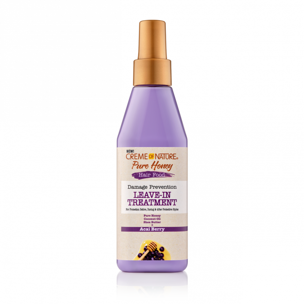 Creme of Nature Pure Honey Hair Food Damage Prevention Leave-In Treatment 236.5ml