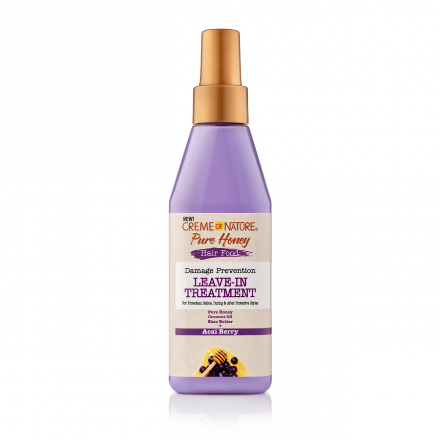 Creme of Nature Pure Honey Hair Food Damage Prevention Leave-In Treatment 236.5ml