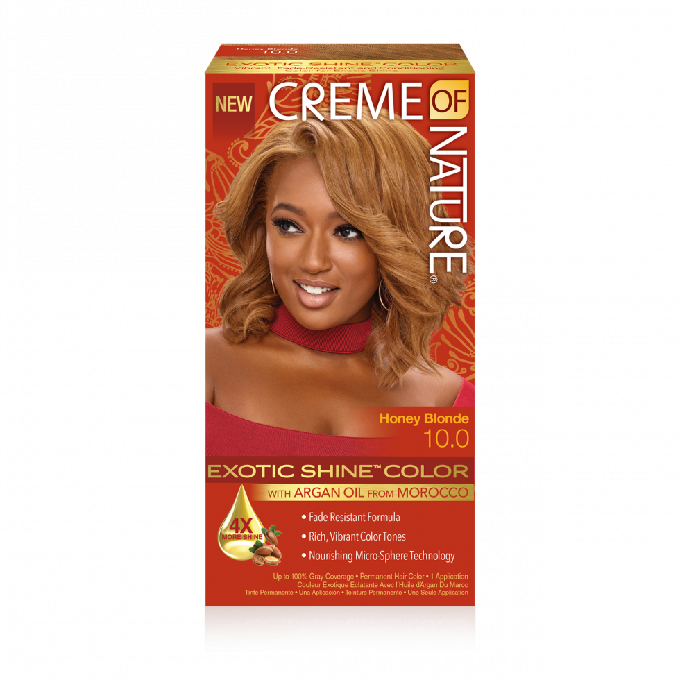 Creme of Nature Argan Oil Permanent Hair Color 10.0 Honey Blonde