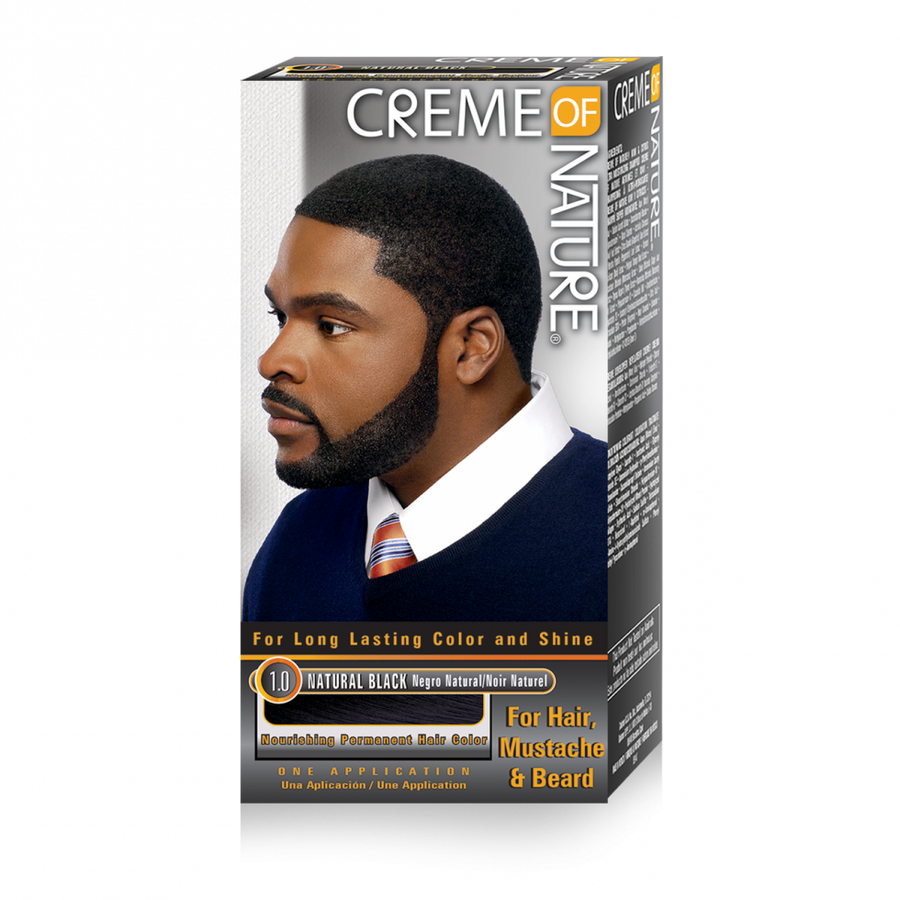 Creme of Nature Hair Color for Men Nourishing Permanent Gel Hair Color