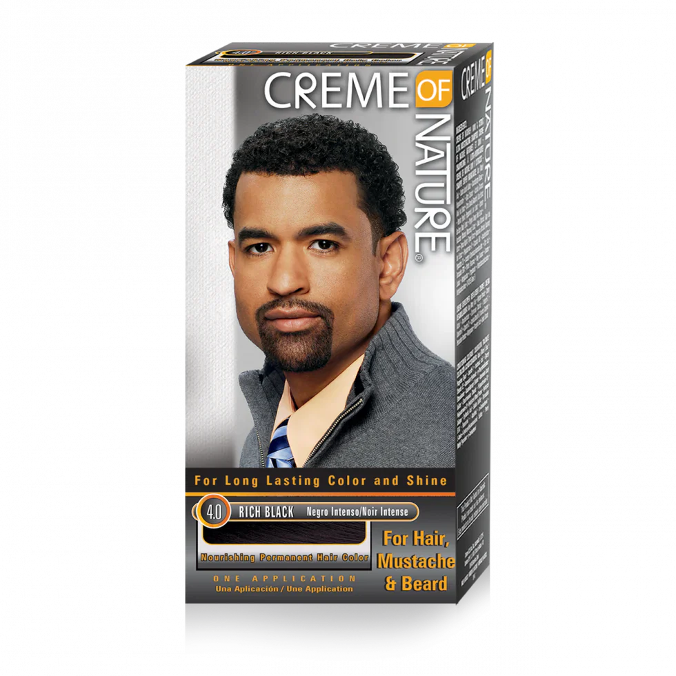 Creme of Nature Hair Color for Men Nourishing Permanent Gel Hair Color