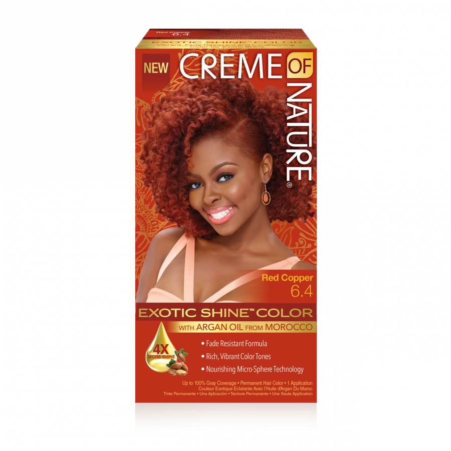 Creme of Nature Argan Oil Permanent Hair Color 6.4 Red Copper