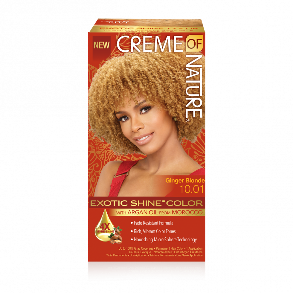 Creme of Nature Argan Oil Permanent Hair Color 10.01 Ginger Blonde