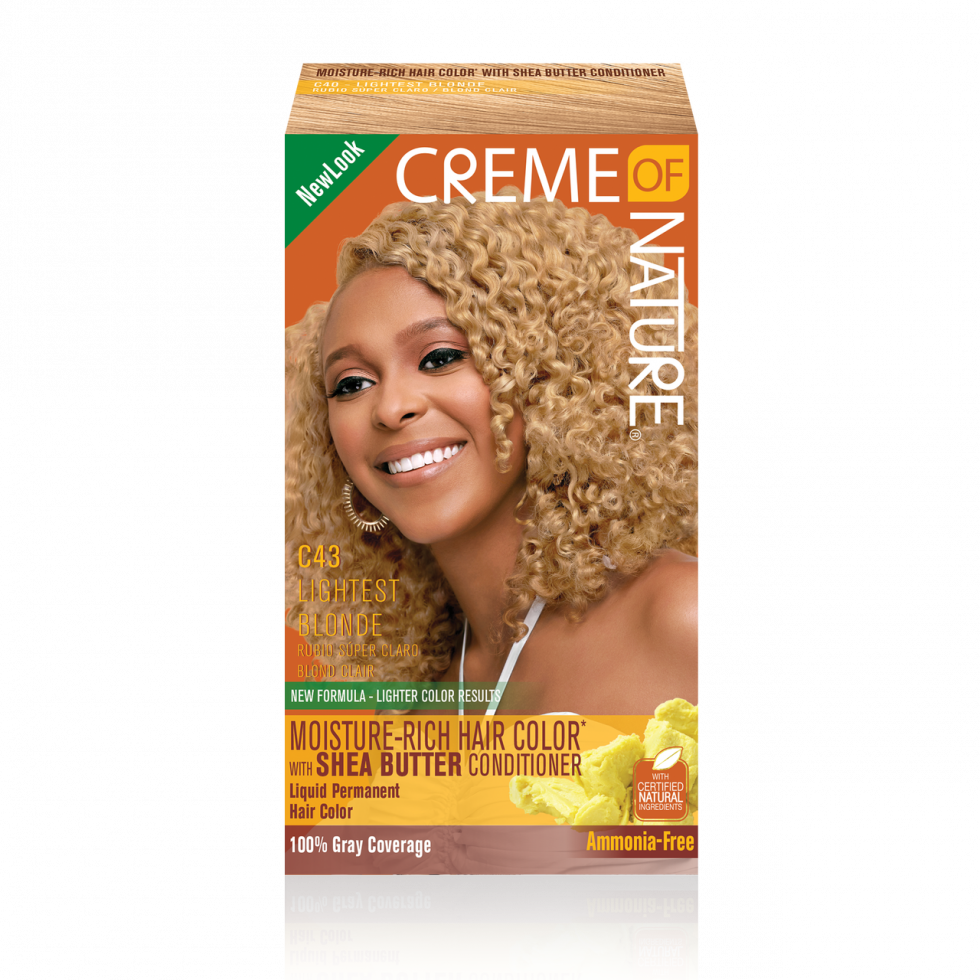 Creme of Nature moisture-Rich Hair Permanent Color C43 Lightest Blonde