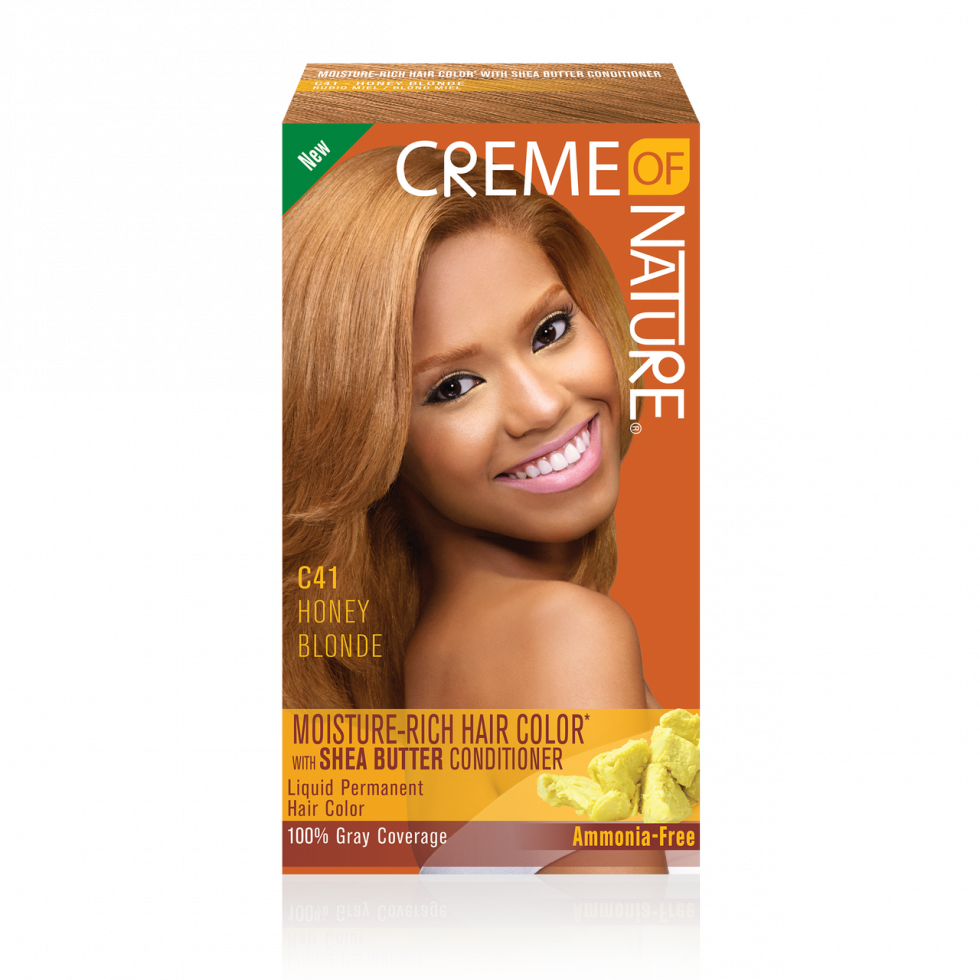 Creme of Nature moisture-Rich Permanent Hair Color C41 Honey Blonde