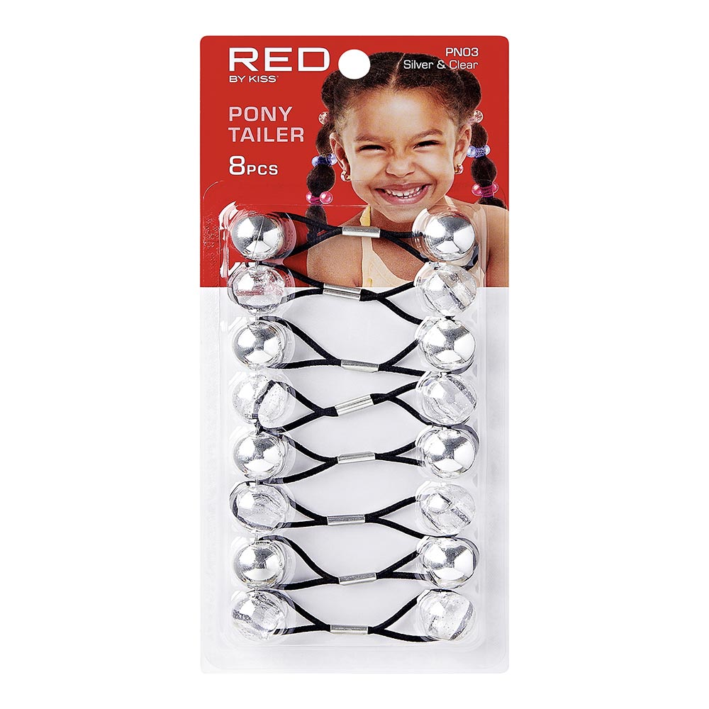 Red By Kiss Kids Hair Balls Ponytailer (8pcs)