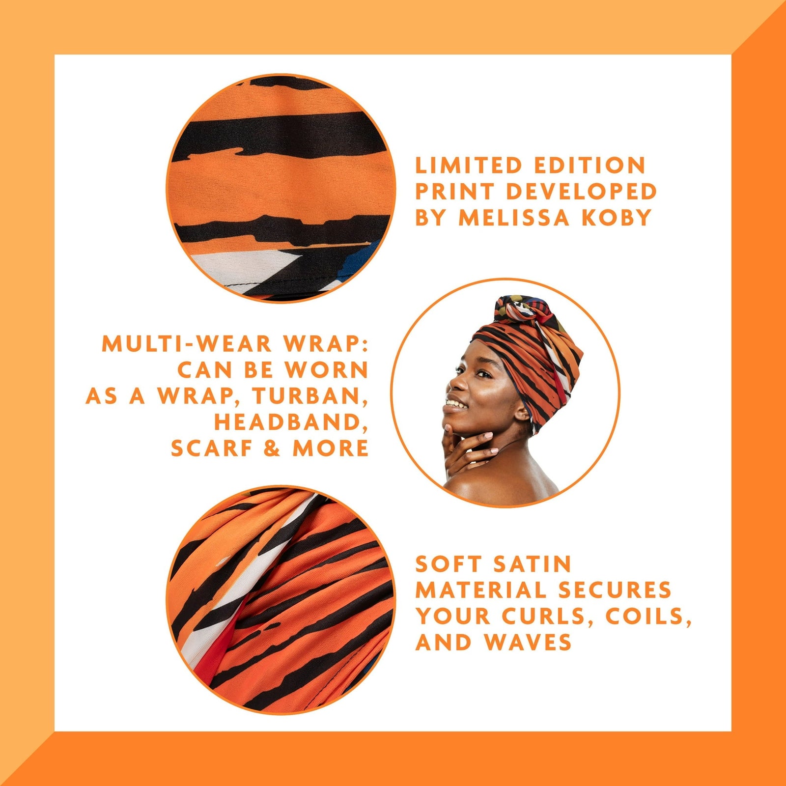 Cantu Multi Wear Wrap Headband Turban Scarf