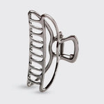 Kitsch Open Shape Claw Clip - Hematite