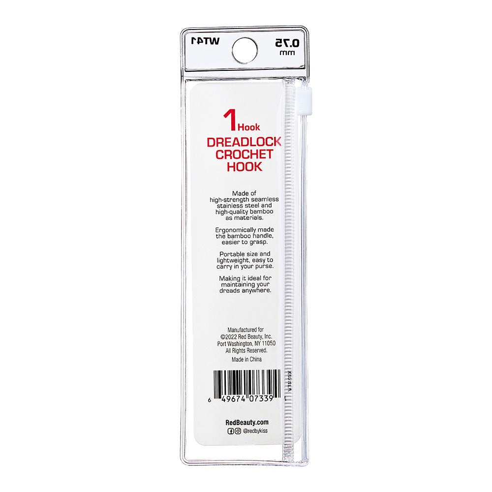 Red By Kiss Dreadlock Crochet Hook 0.75mm
