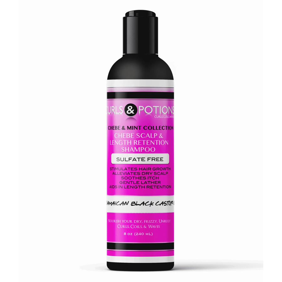 CURLS & POTIONS CHEBE SCALP & LENGTH RETENTION SHAMPOO-8 oz