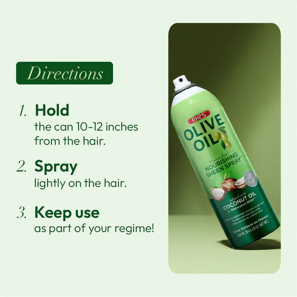 ORS Olive Oil Nourishing Coconut Oil Sheen Spray 472 ml
