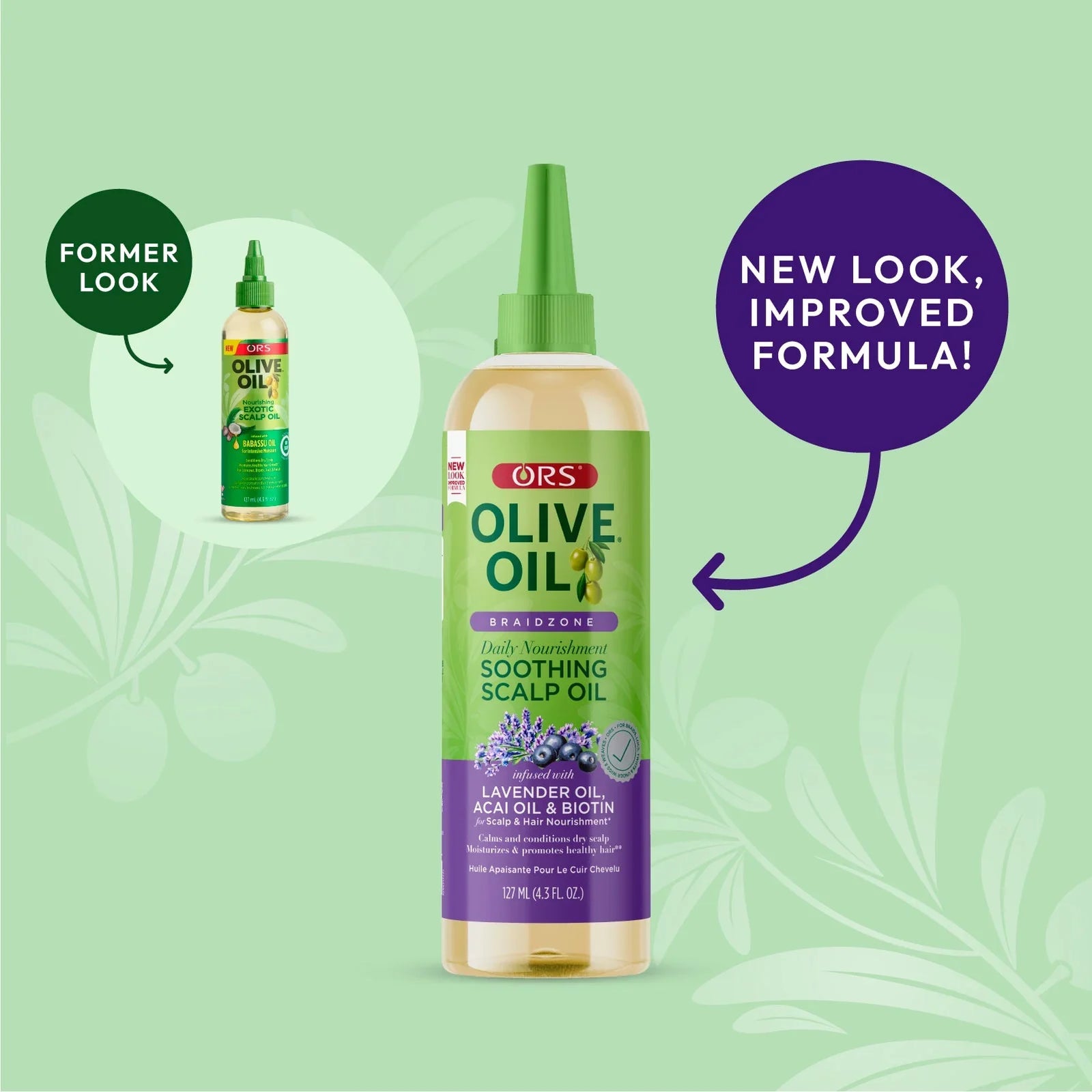 ORS Olive Oil Braidzone Soothing Scalp Oil for Scalp & Nourishment 127ml
