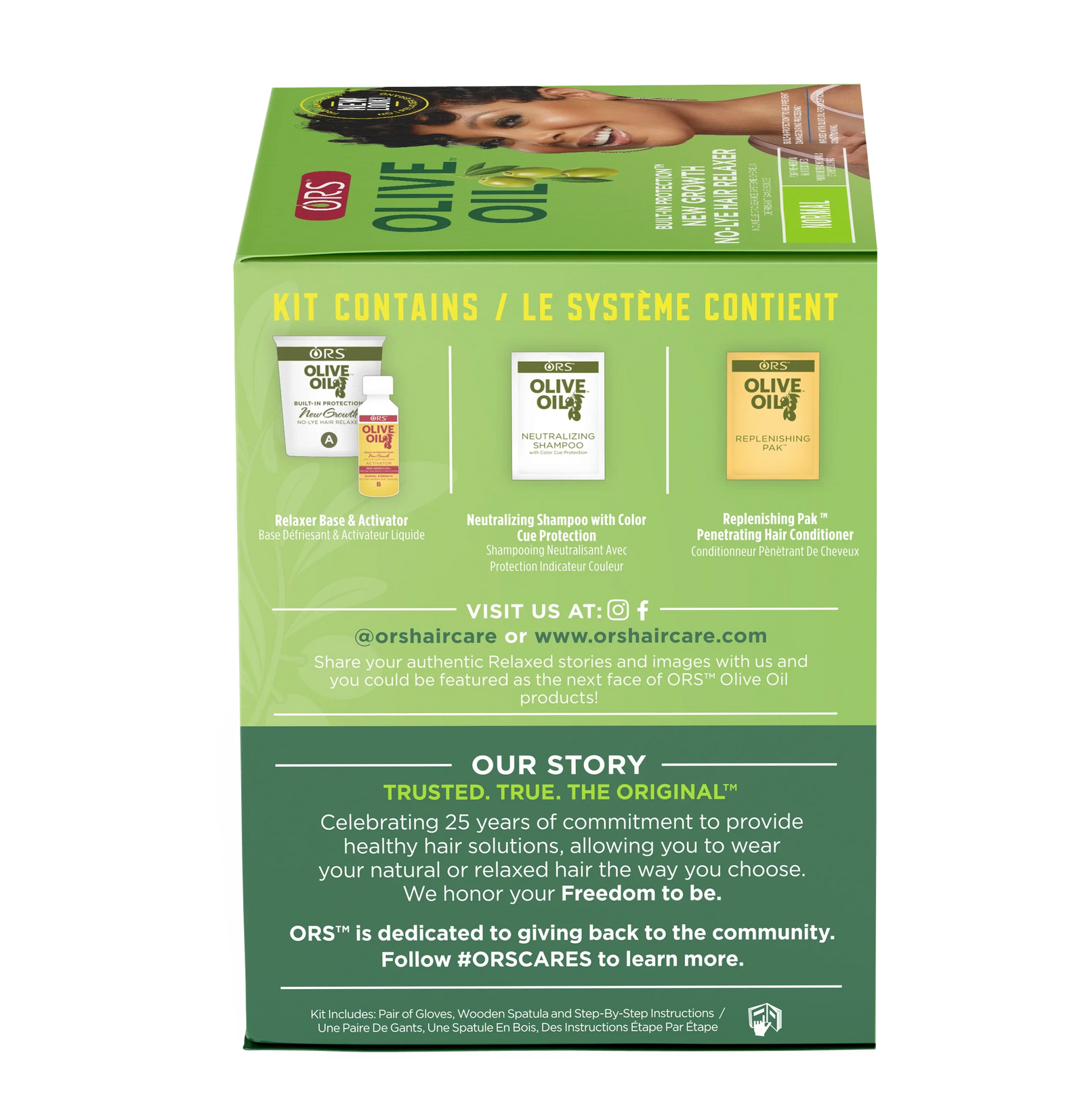 ORS Olive Oil Built-In Protection New Growth No-Lye Hair Relaxer Normal Strength