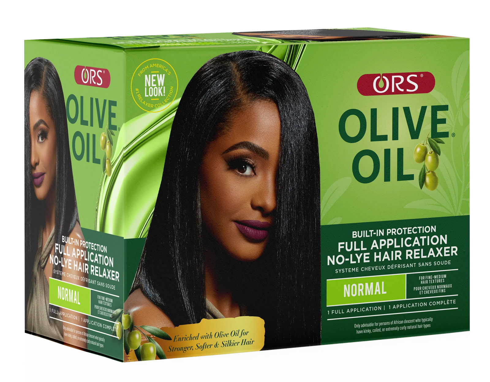 ORS Olive Oil Built-In Protection No-Lye Relaxer 1 Application Kit Normal Strength