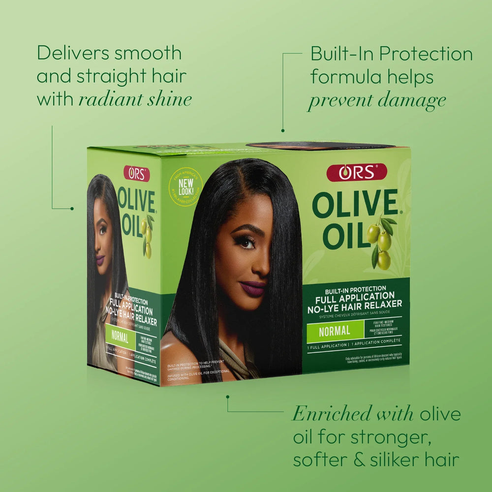 ORS Olive Oil Built-In Protection No-Lye Relaxer 1 Application Kit Normal Strength