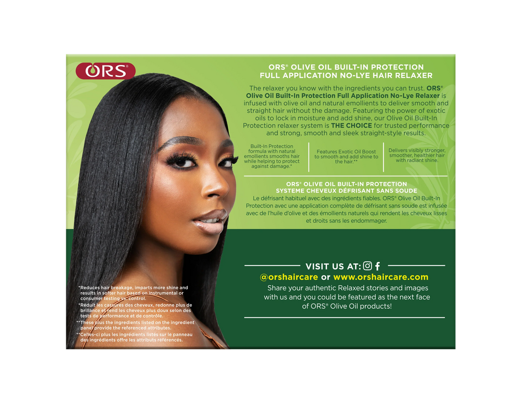ORS Olive Oil Built-In Protection No-Lye Relaxer 1 Application Kit Extra Strength
