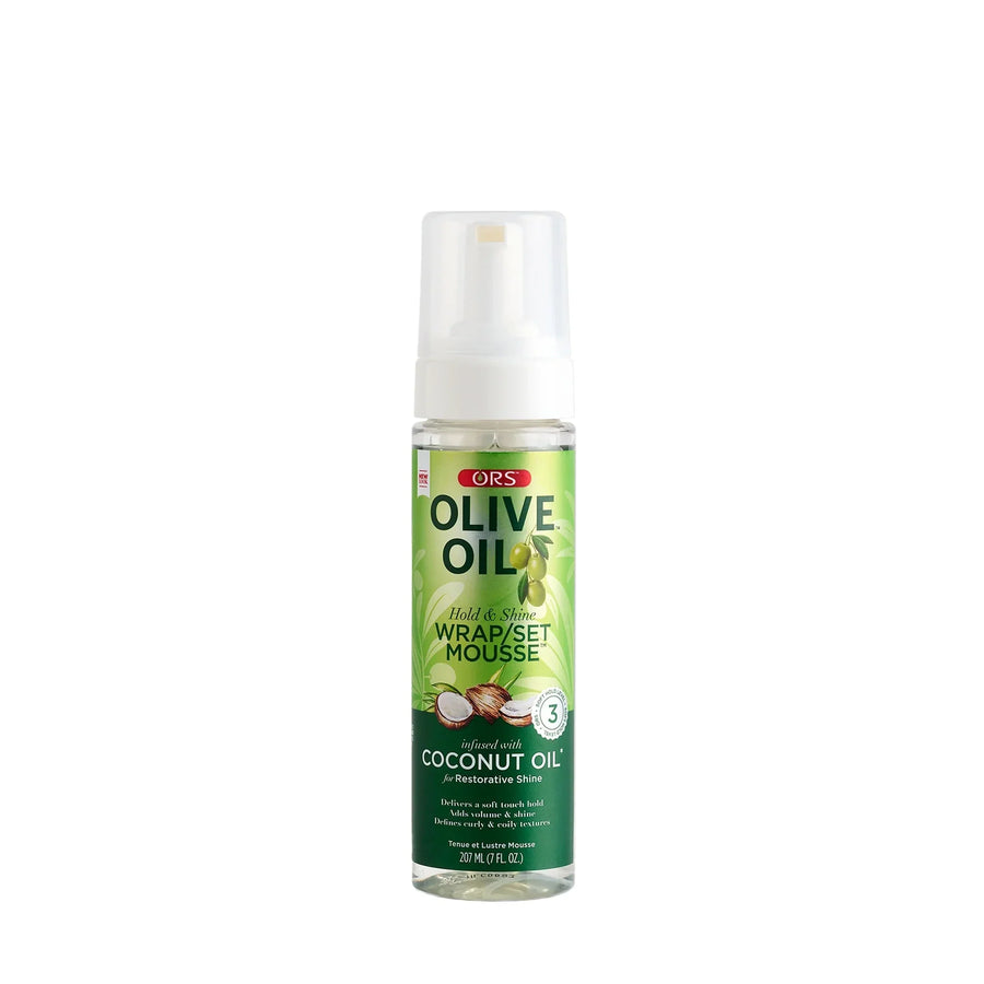 ORS Olive Oil Wrap Set Mousse for Restorative Shine 207ML