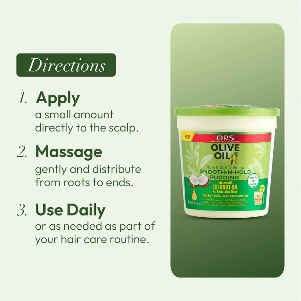 ORS Olive Oil Style and Curl Smooth-N-Hold Pudding 368g