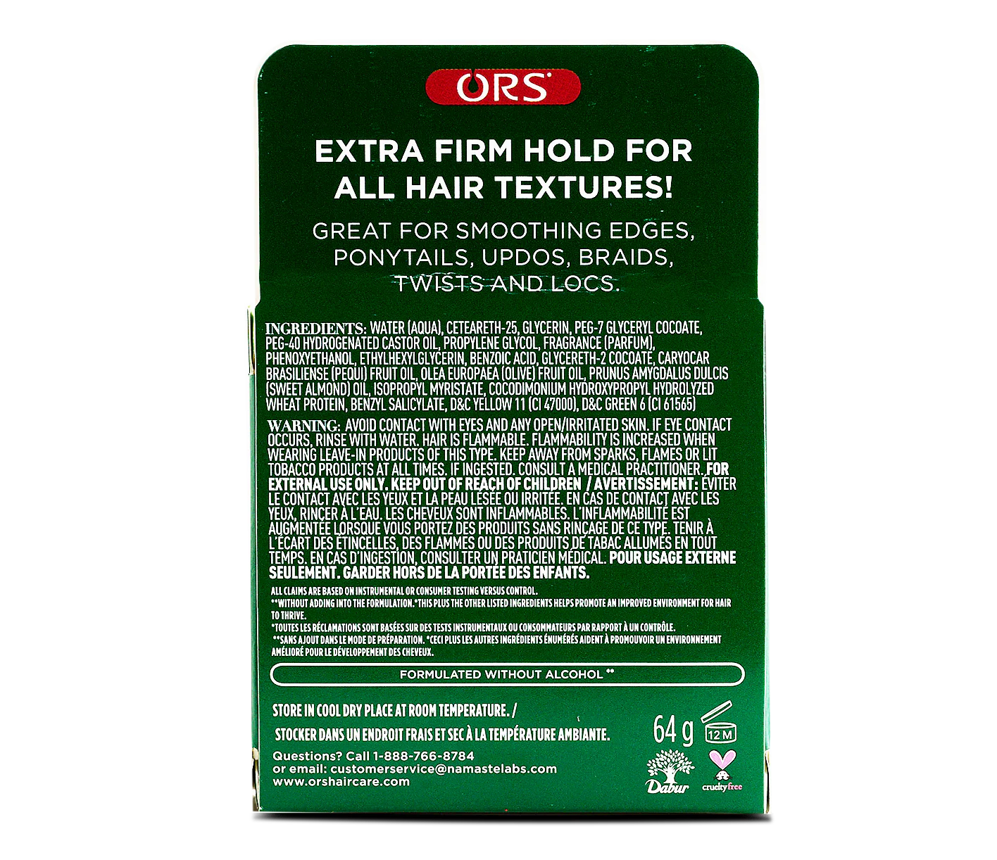 ORS Olive Oil Edge Control Hair Gel for Strengthening