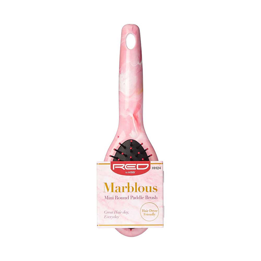 Red By Kiss Marblous Paddle mini Brush  For Great Hair Day, Everyday