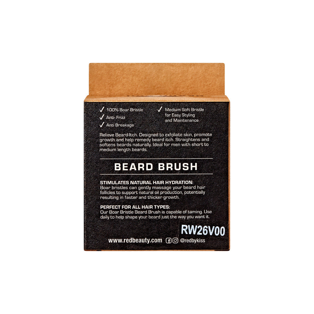 Red By Kiss Premium Beard Medium Soft Round Mini Brush