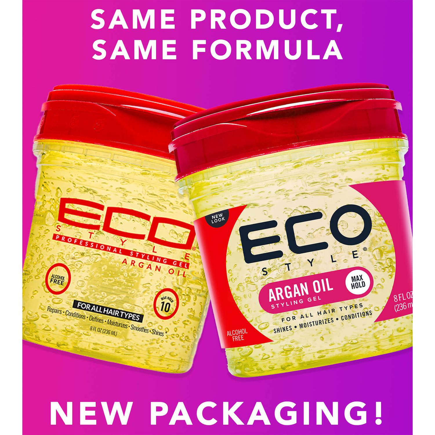 Eco Styler Argan Oil Hair Styling Gel 236ml/8oz