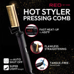 Red By Kiss Hot Styler Straight Teeth Pressing Comb