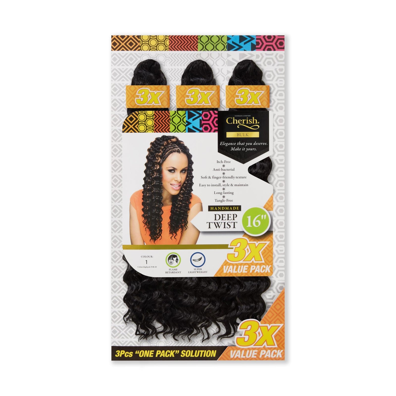 Cherish Ultimate Comfort Deep Twist Bulk 3X Pack 16"