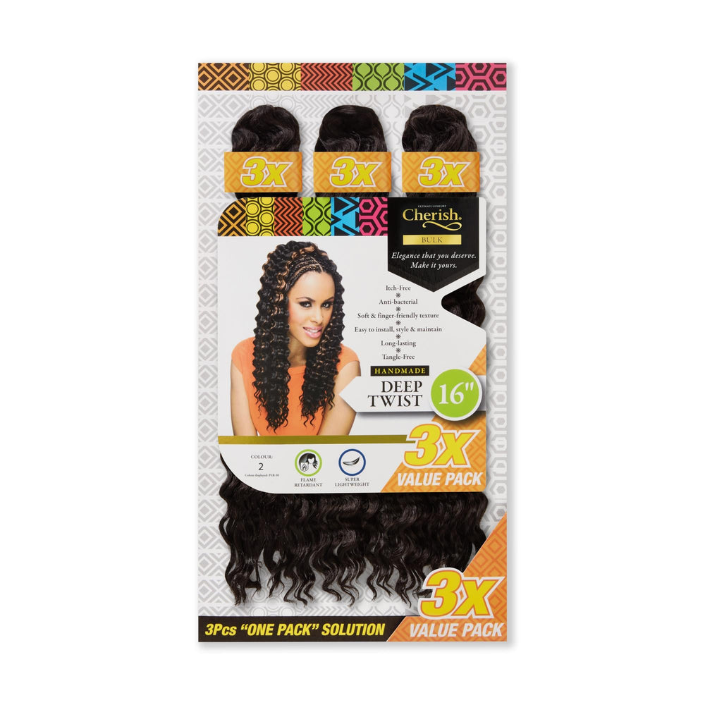 Cherish Ultimate Comfort Deep Twist Bulk 3X Pack 16"
